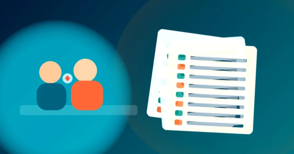 Pareja revisando documentos del seguro de salud: checklist y protección compartida